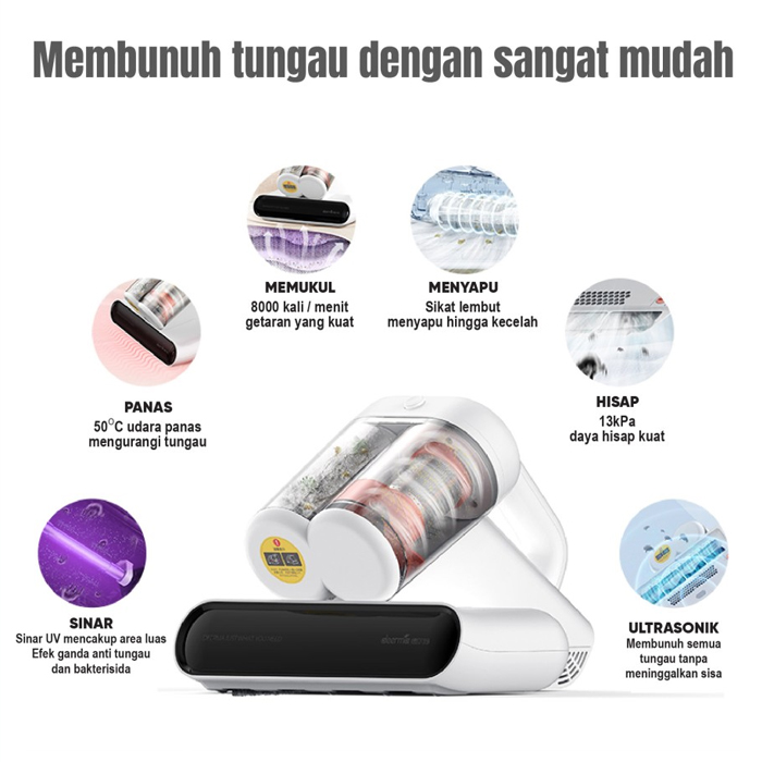 Deerma Vacuum Cleaner Penyedot Debu Anti-dust Mites - CM990